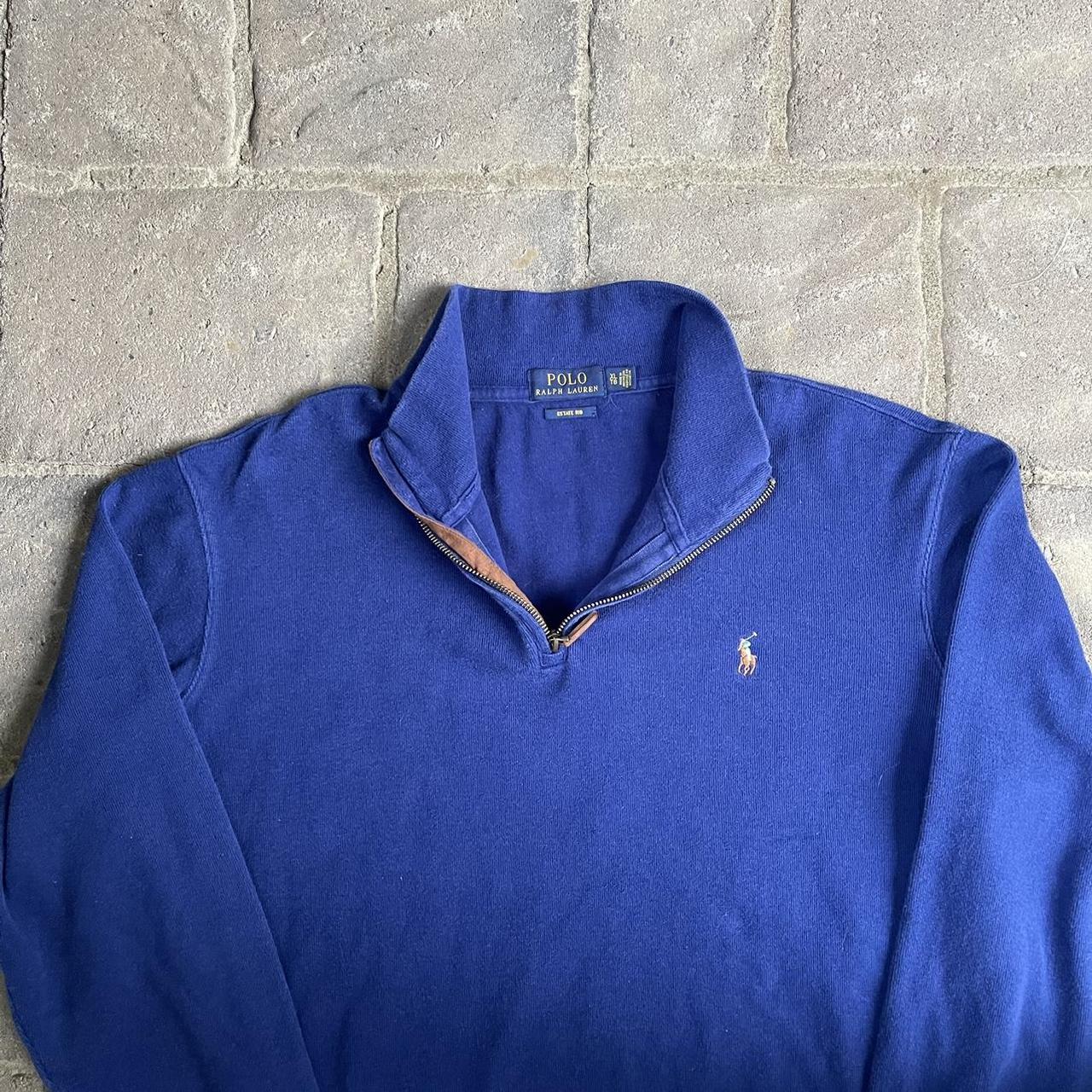 Polo Ralph Lauren Men's Blue Jumper | Depop