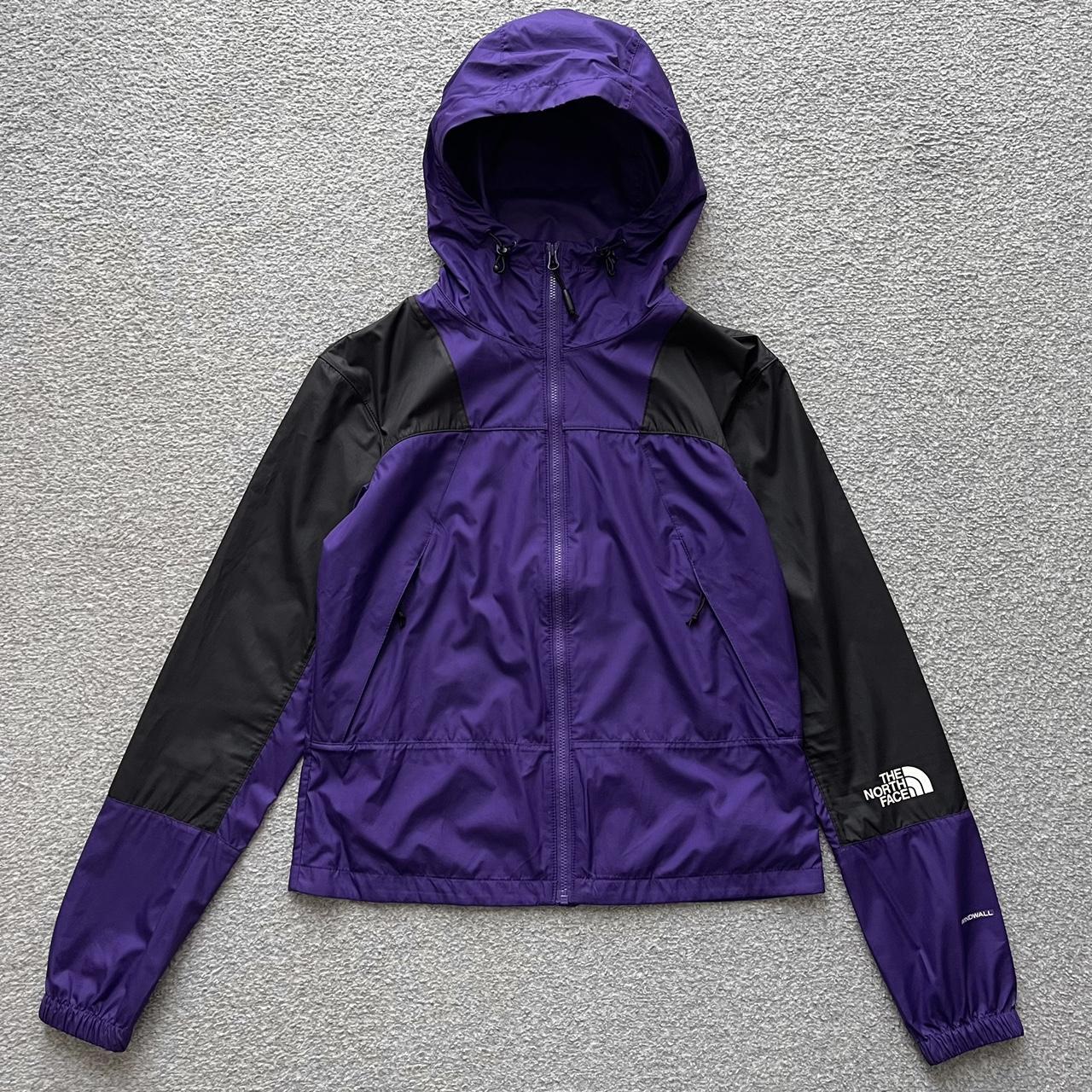 The North Face Women's Black and Purple Jacket | Depop