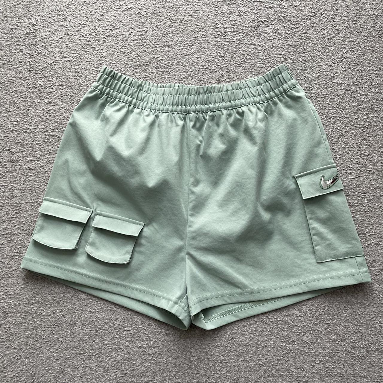 womens nike shorts green