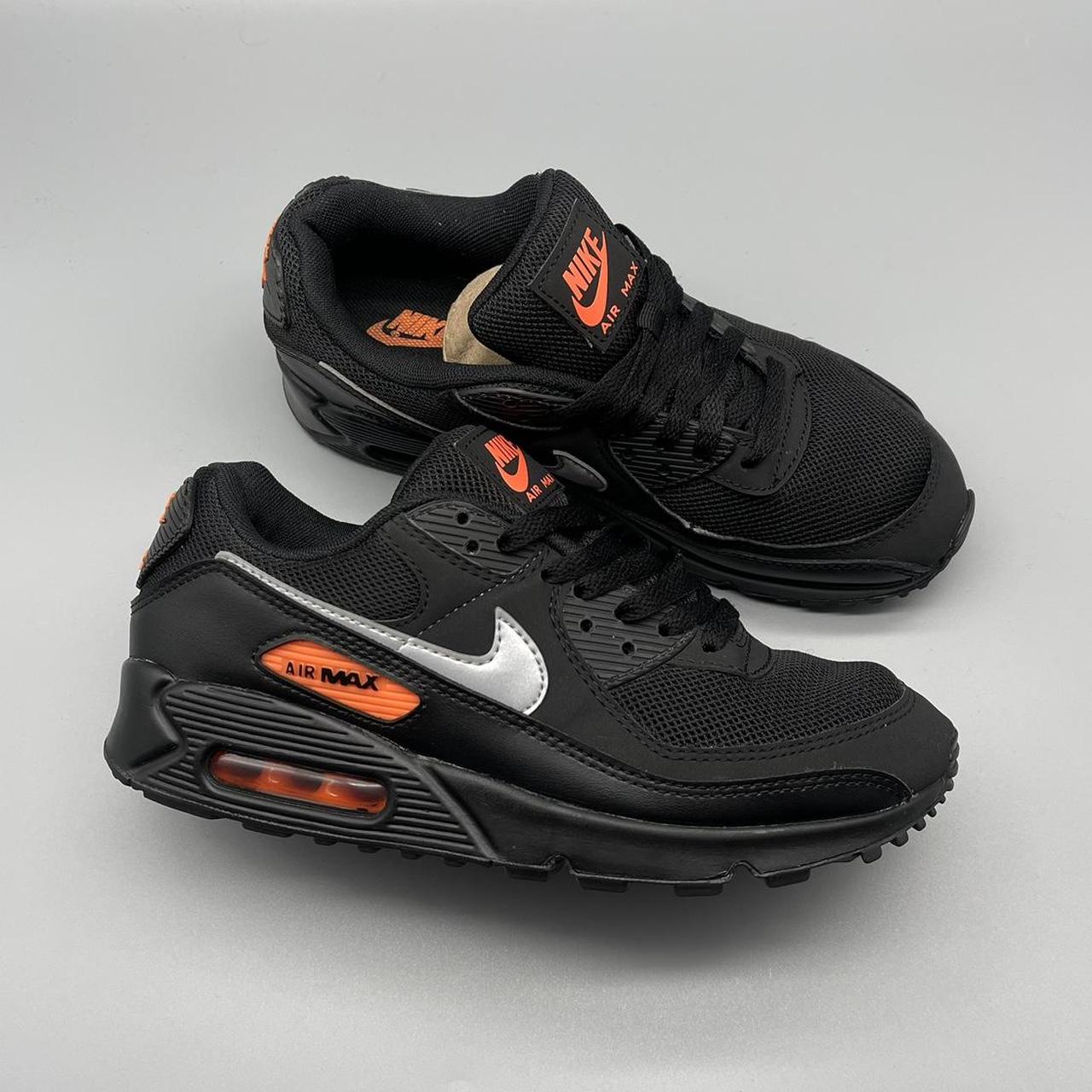 nike trainers black and orange