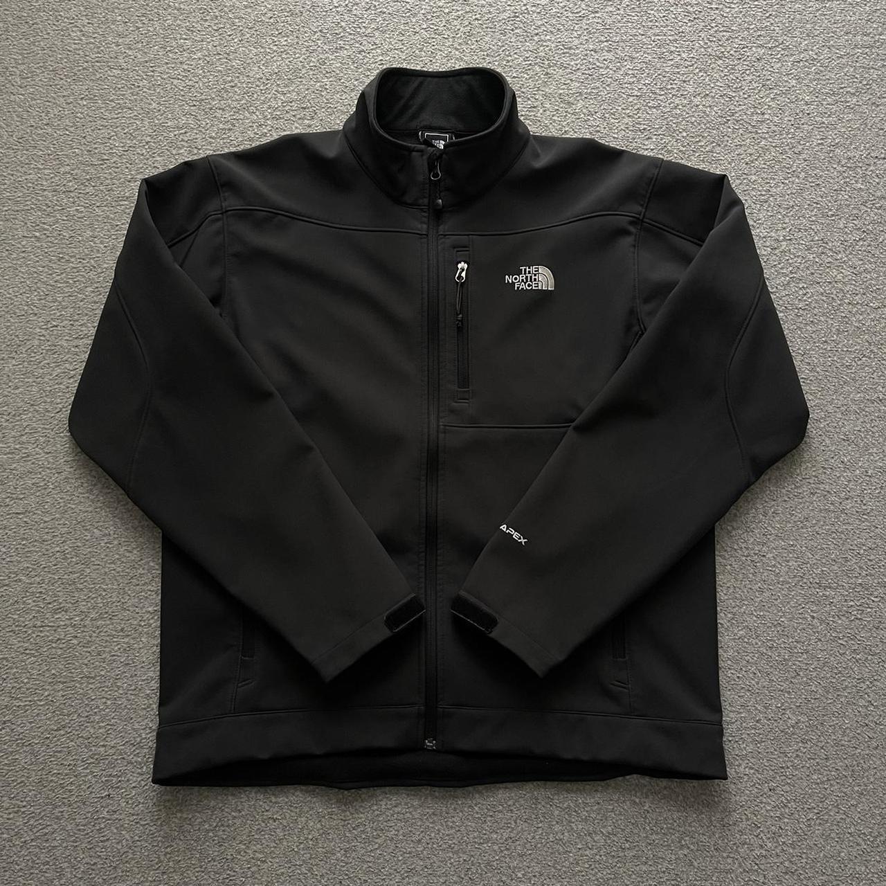 The North Face Shell Jacket In Black Tnf Apex  - Depop