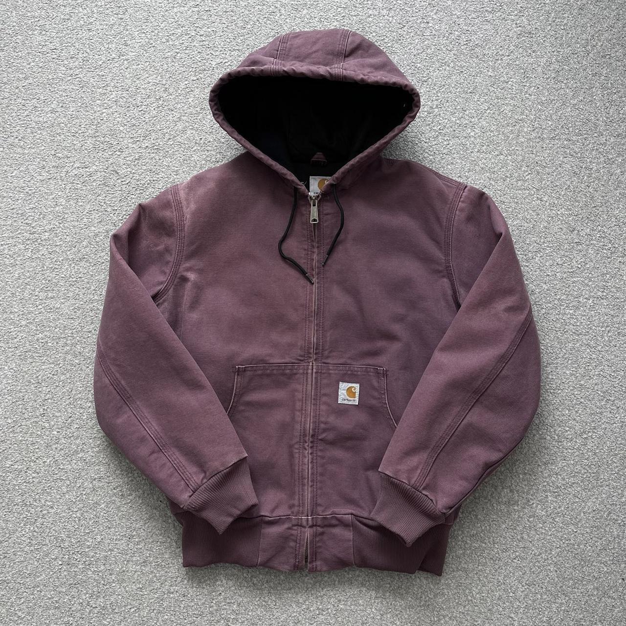 Carhartt OG Active Jacket womens s Purple Canvas... - Depop