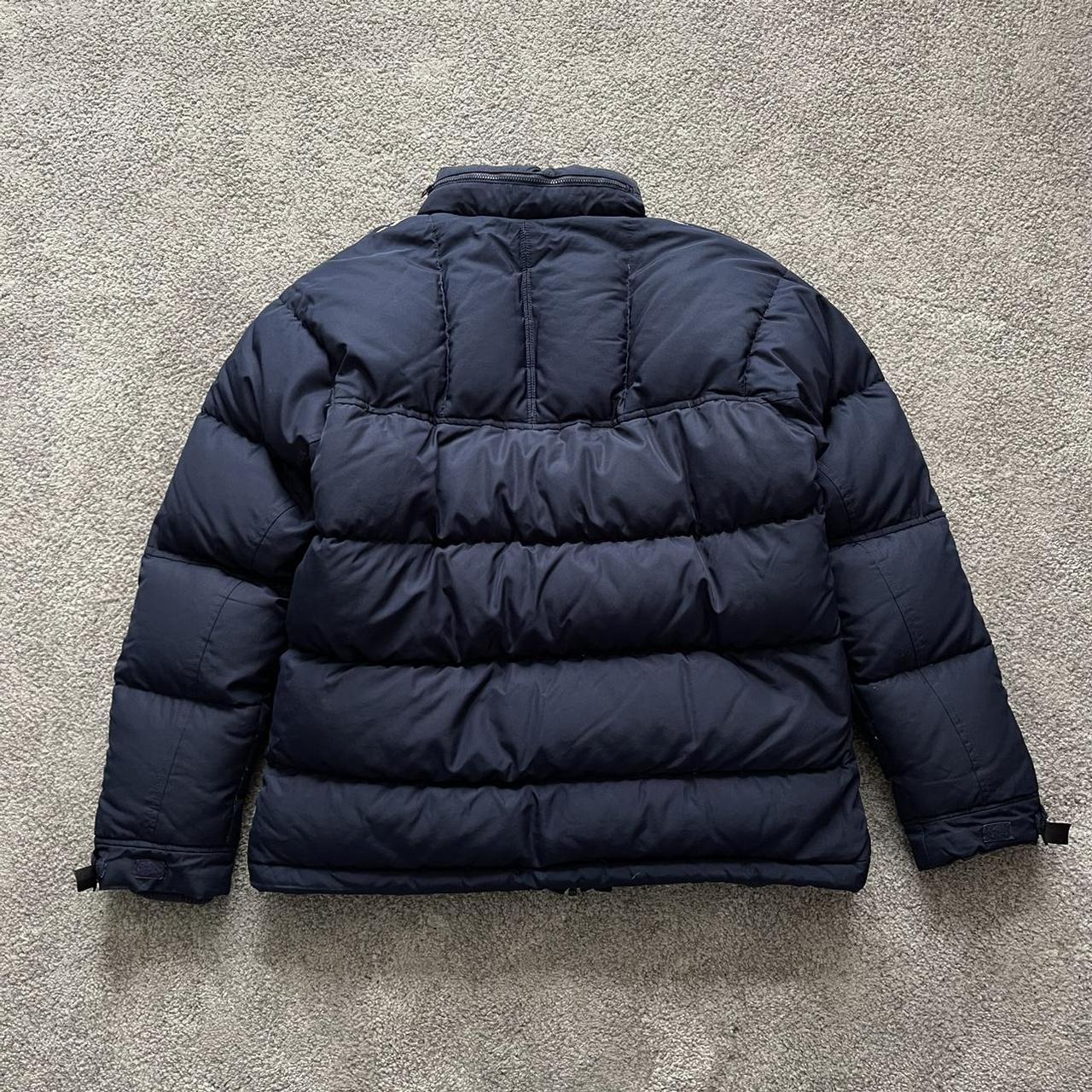 Y2K Nike Puffer Jacket Mens M Navy Down fill Zip... - Depop