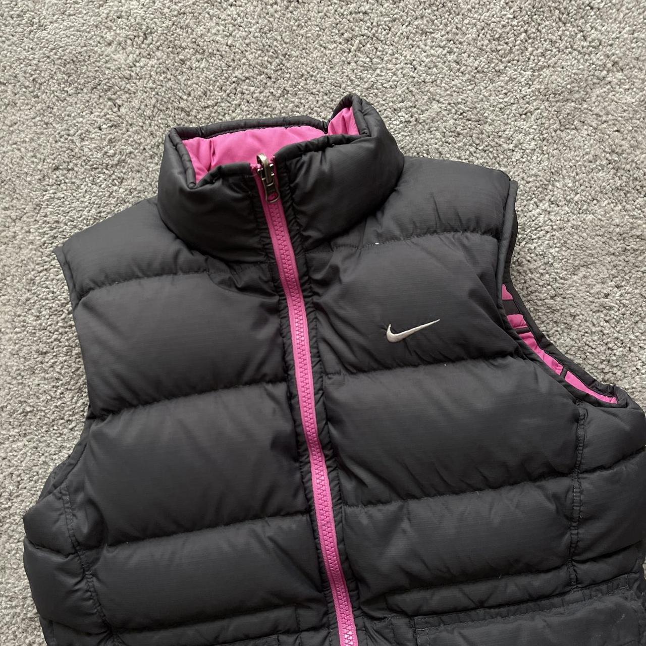 Reversible Nike Puffer Gilet Body Warmer Womens... - Depop