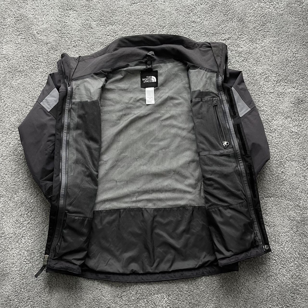 The North Face HyVent Rain Jacket Mens S Black and... - Depop