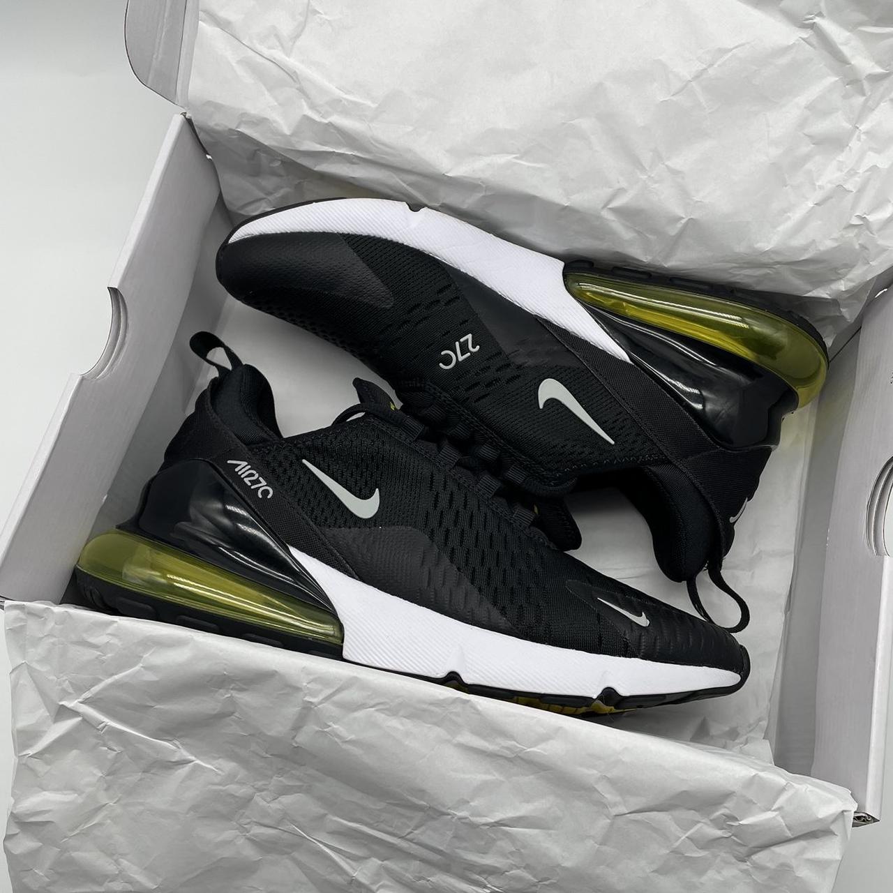 Nike air max 270 clearance black yellow