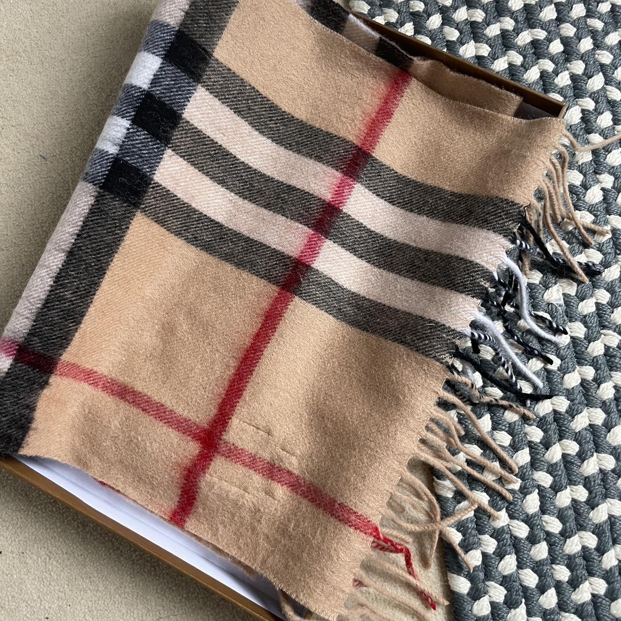 Burberry scarf. Got given as a birthday present so I... Depop