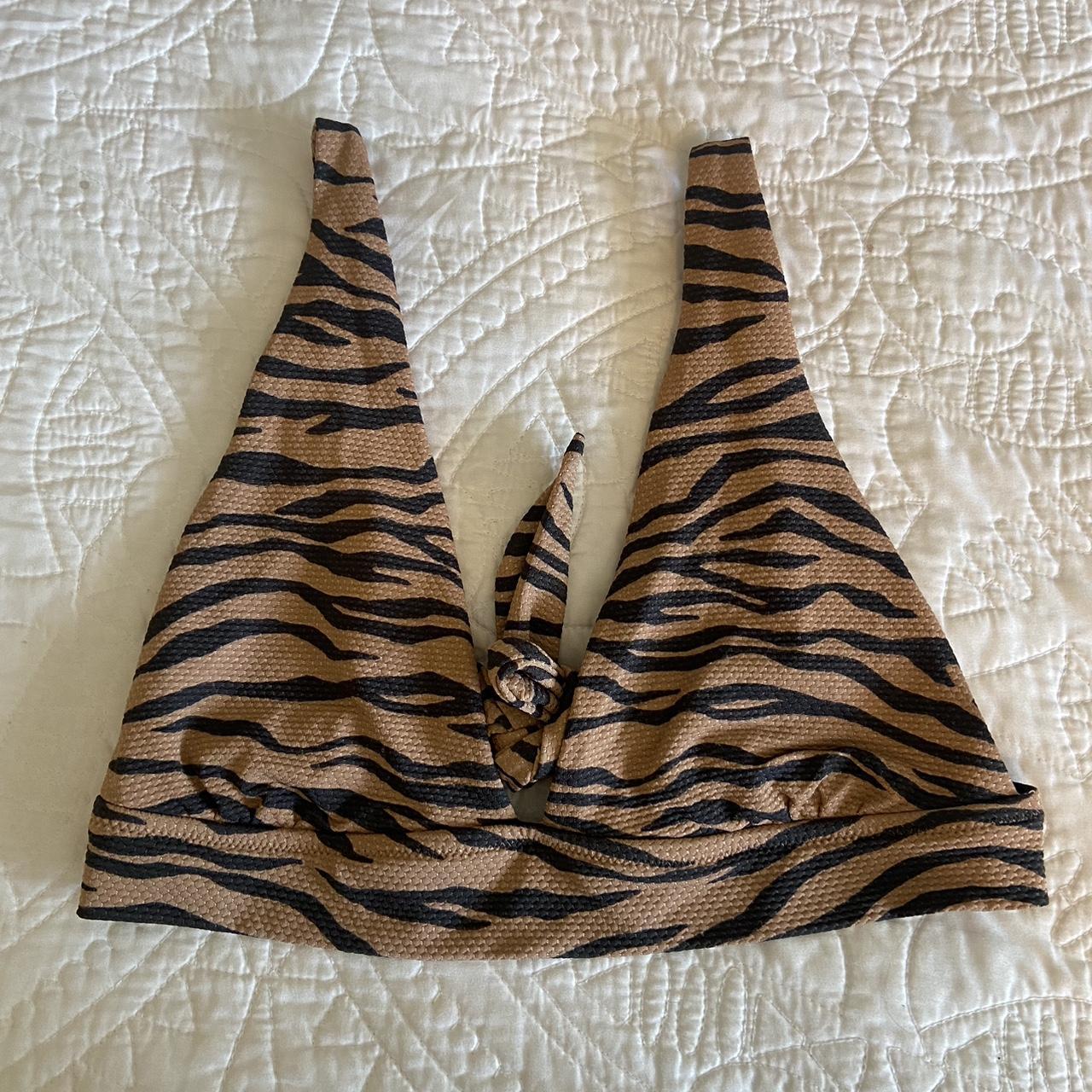 Aerie Women's Brown and Black Bikinisandtankinisets Depop