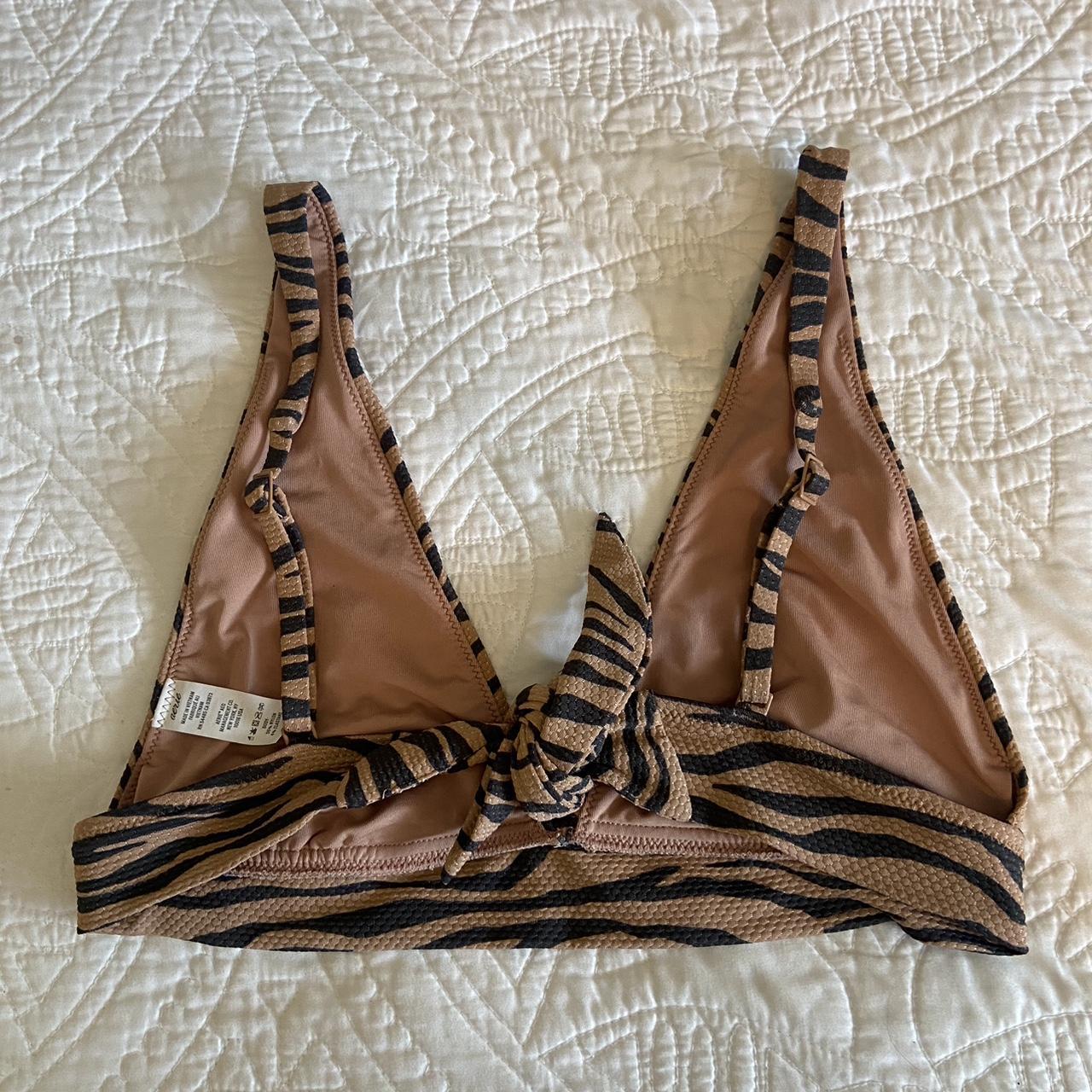 Aerie Women's Brown and Black Bikinisandtankinisets Depop