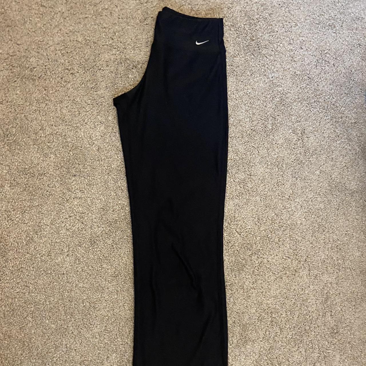 Nike flare yoga pants size large. Worn a few times - Depop