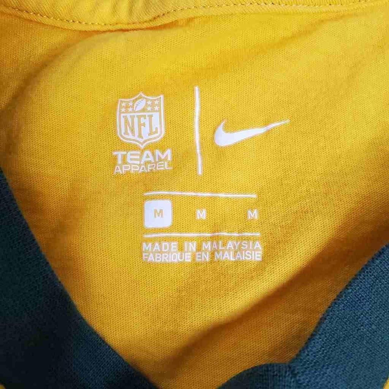 NIKE NFL team apparel Packers V-neck shirt size - Depop