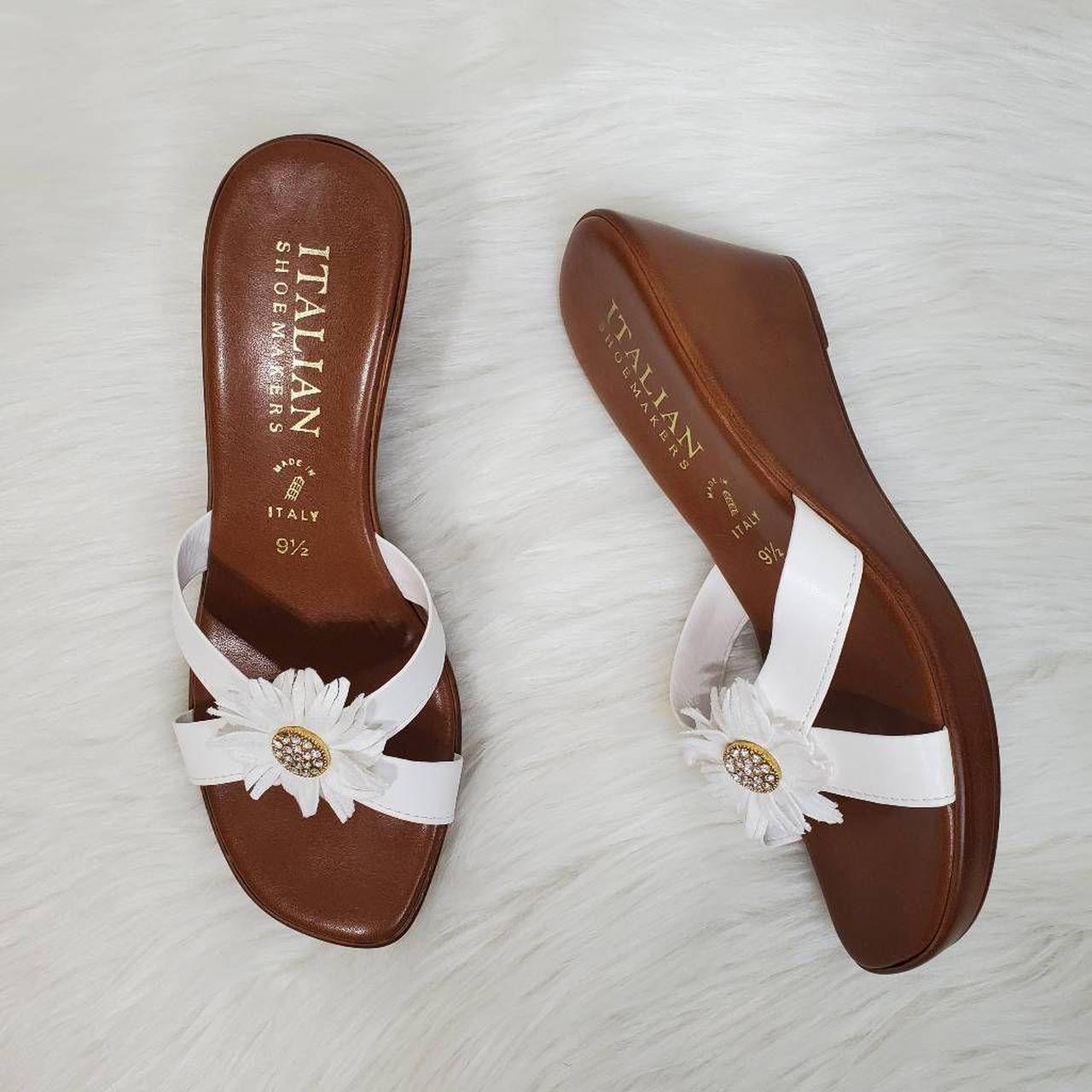 Italian shoemakers white discount sandals