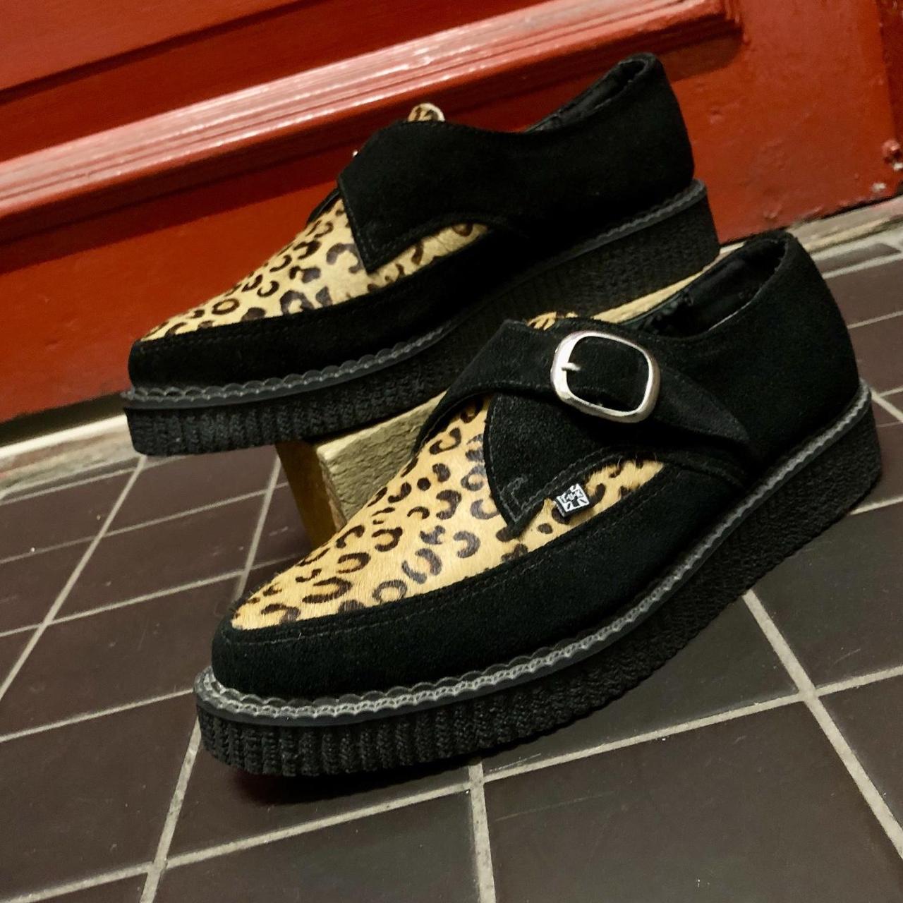 TUK Leopard Print Creepers Size 6 A lovely pair of... Depop