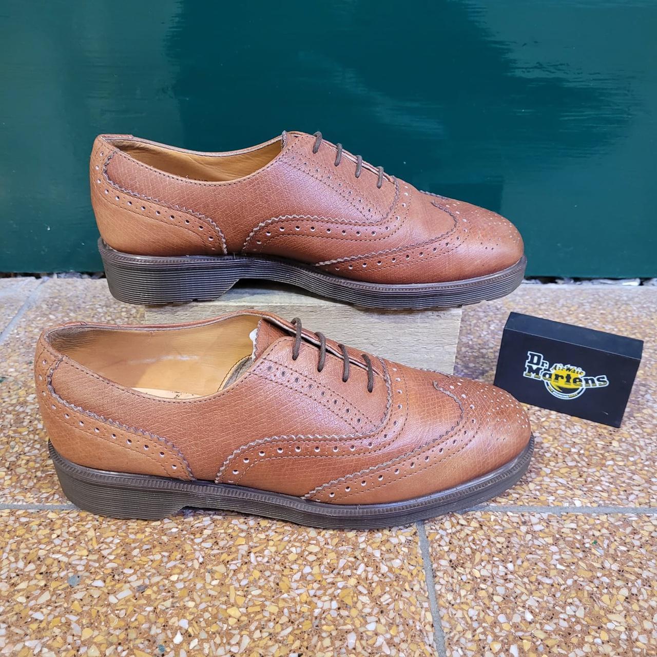 Dr martens shop tan brogues