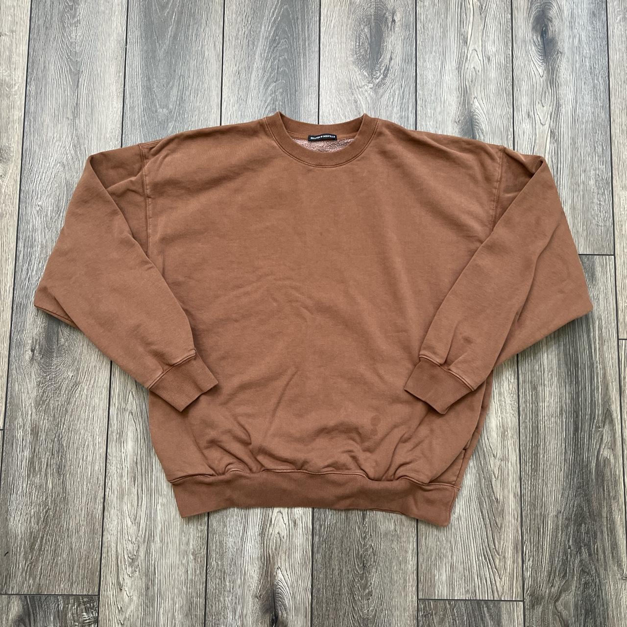 Crew Neck Erica Sweatshirt Brandy Melville Oversized Sweater