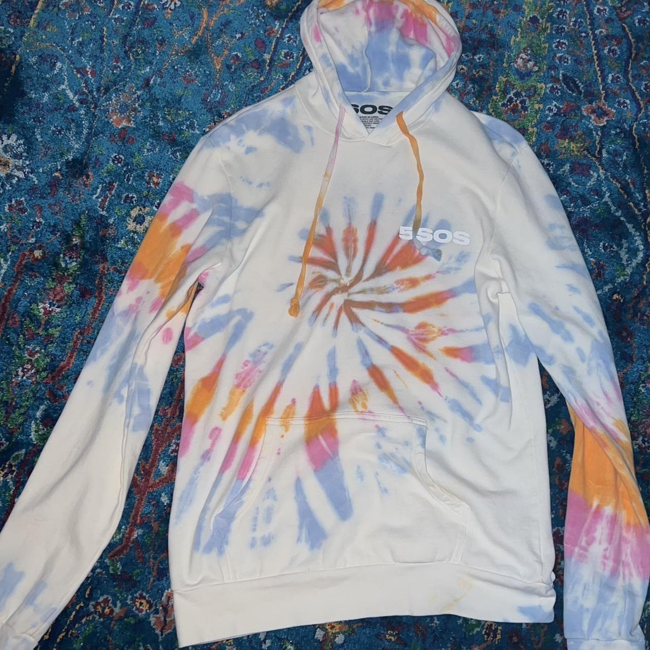 5sos wildflower discount tie dye hoodie