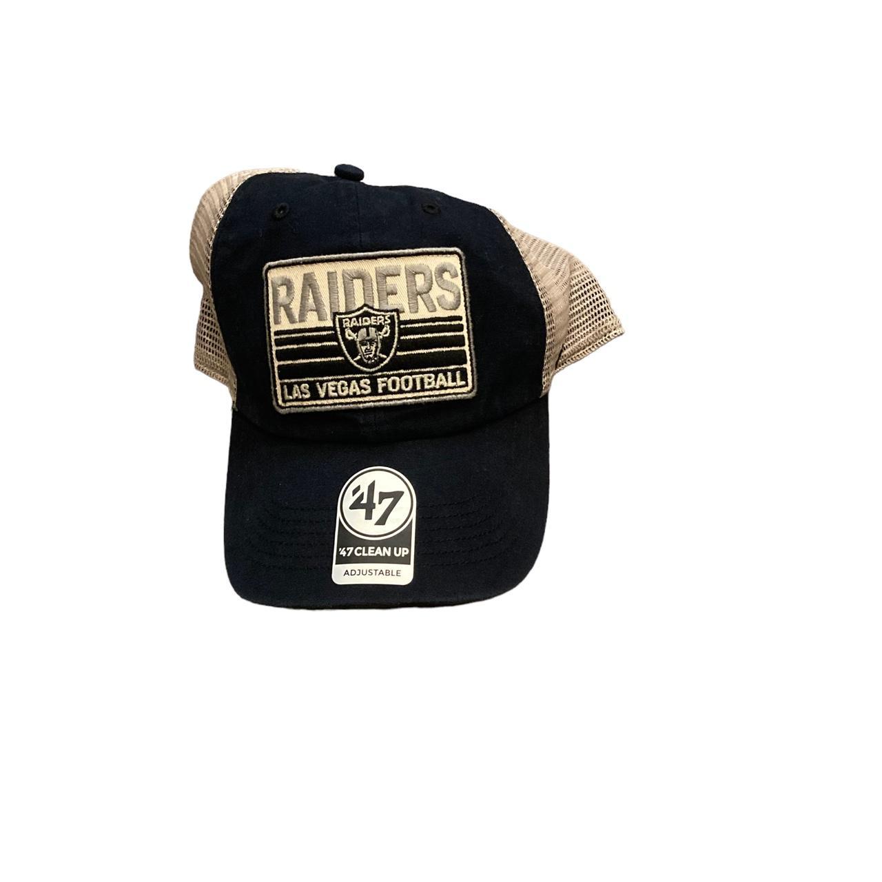 47 Las Vegas Raiders Trucker Mesh Hat Patch Logo