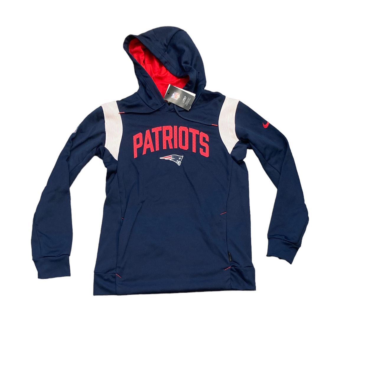 New England Patriots Nike Hoodie Sz - Depop