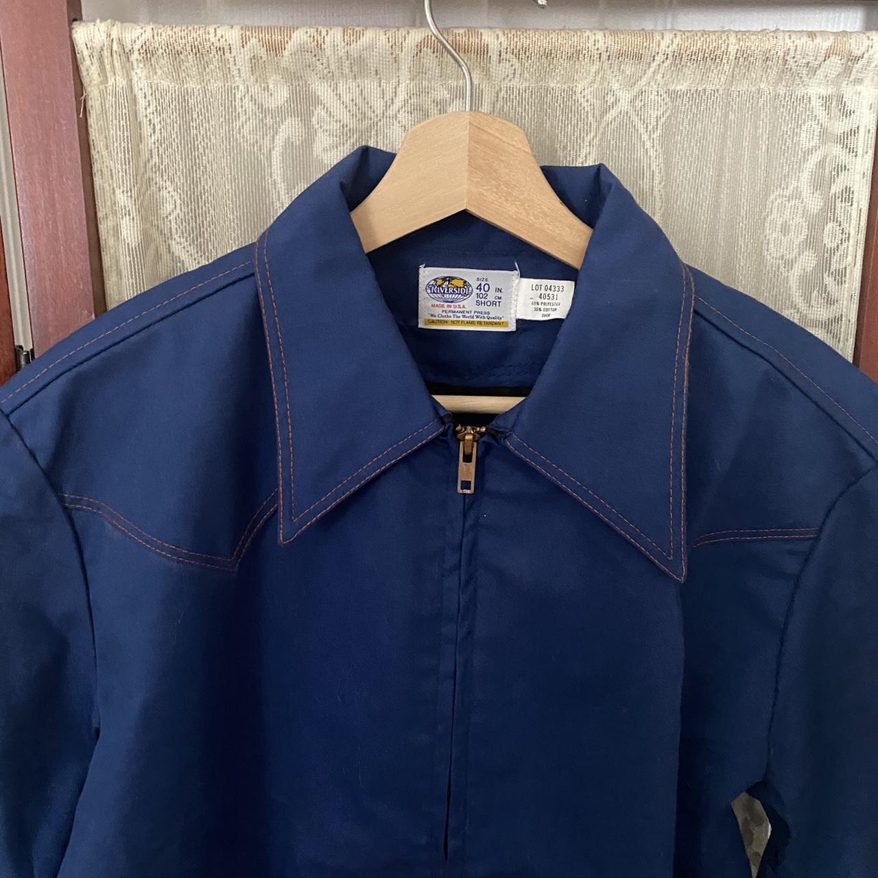 Made in the U.S.A Riverside workwear jacket with... Depop