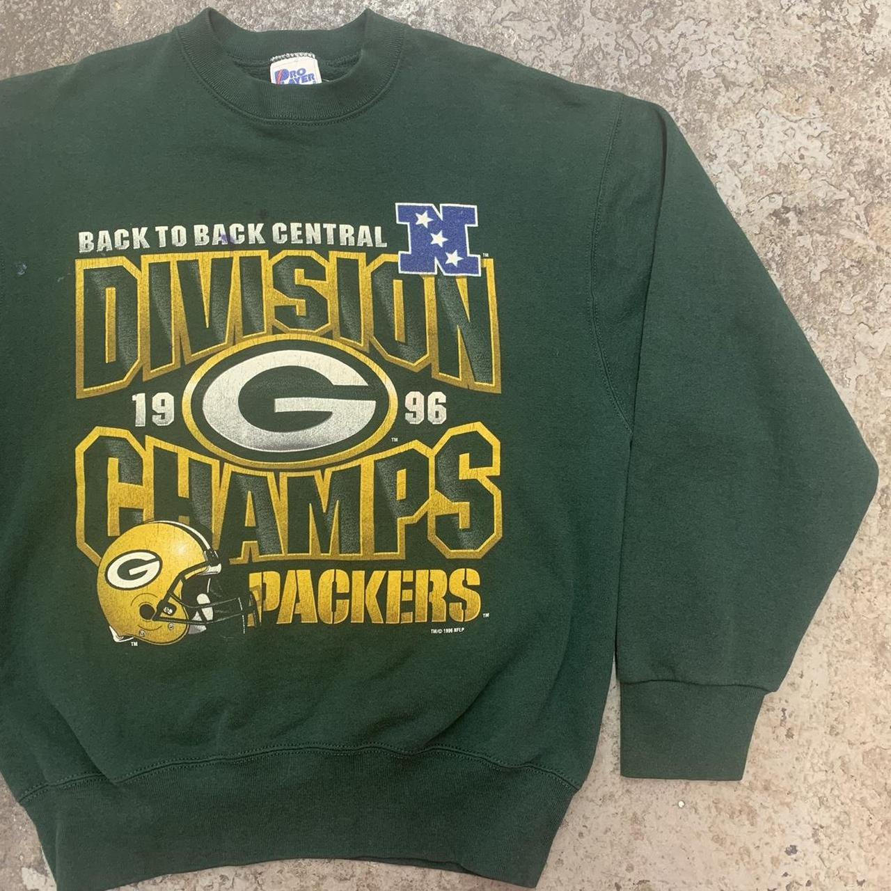 Vintage 90s green bay packers pro player big vibrant... - Depop