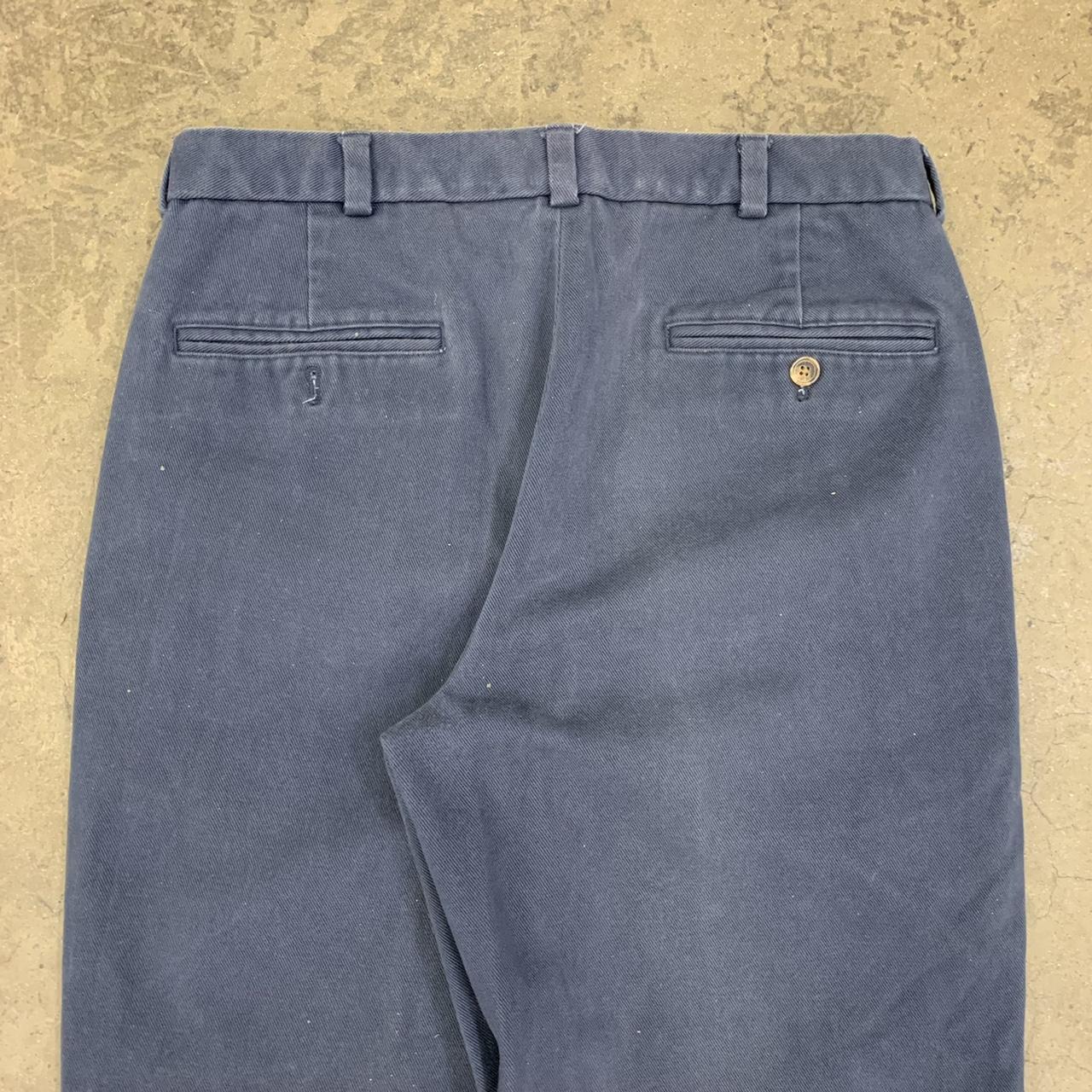 Brooks Brothers Men's Navy Trousers | Depop