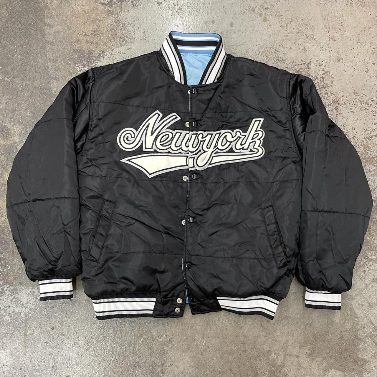 Vintage NY Yankees striped jacket