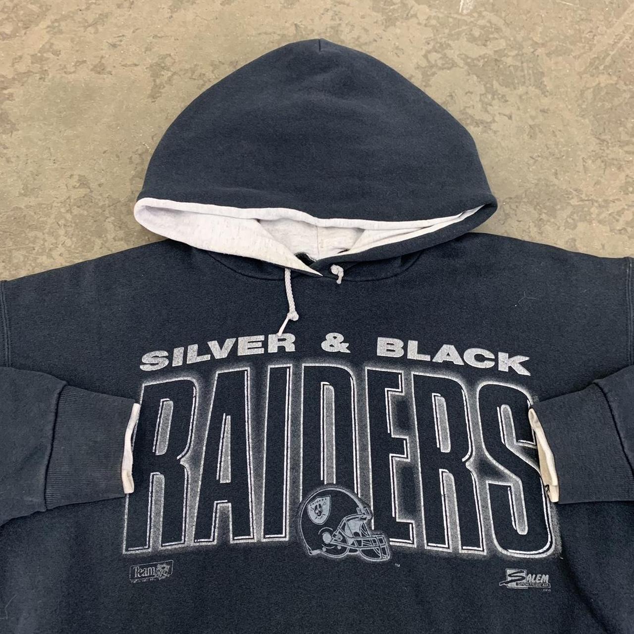 Vintage Oakland Raiders 90s Jacket - Depop