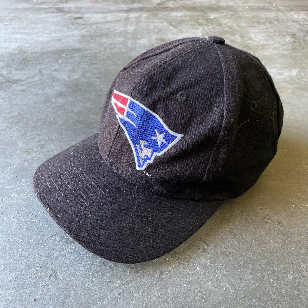 New England Patriots Hat Strapback Cap Vintage 90s - Depop