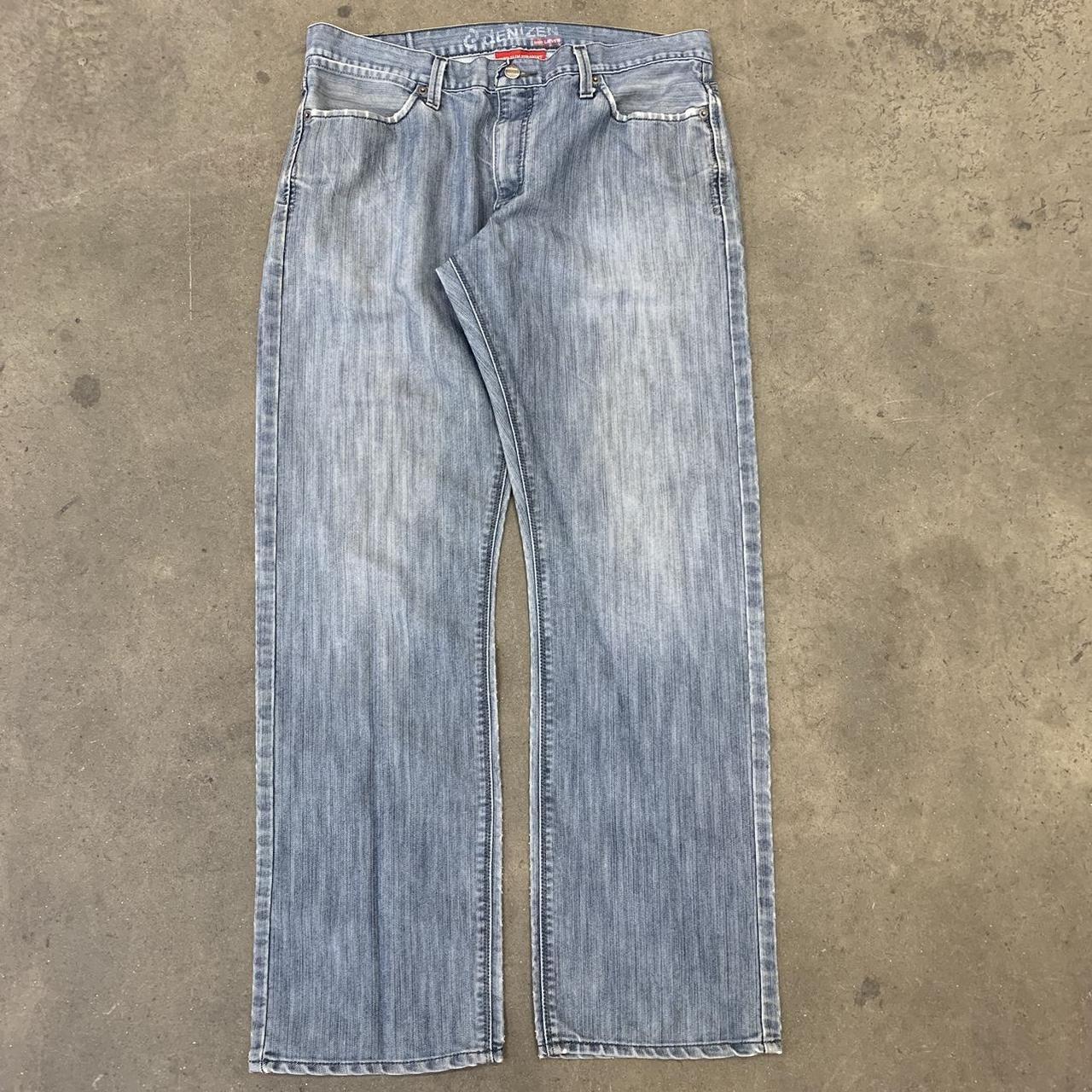 vintage Y2K Levi’s Denizen baggy faded blue Wash... - Depop