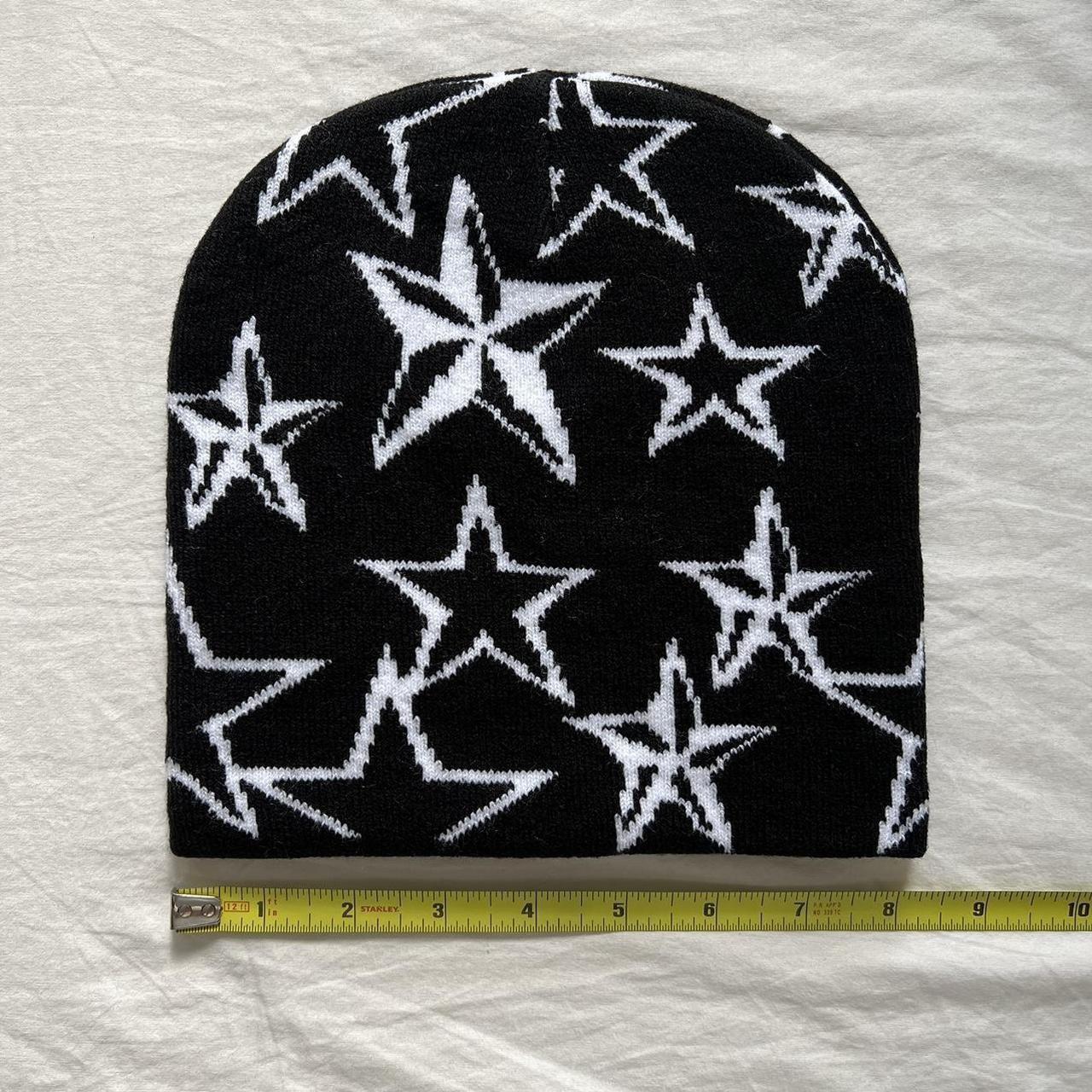y2k 2000s grunge punk black and white star design | Depop y2k 2000s grunge punk black and white star design | Depop