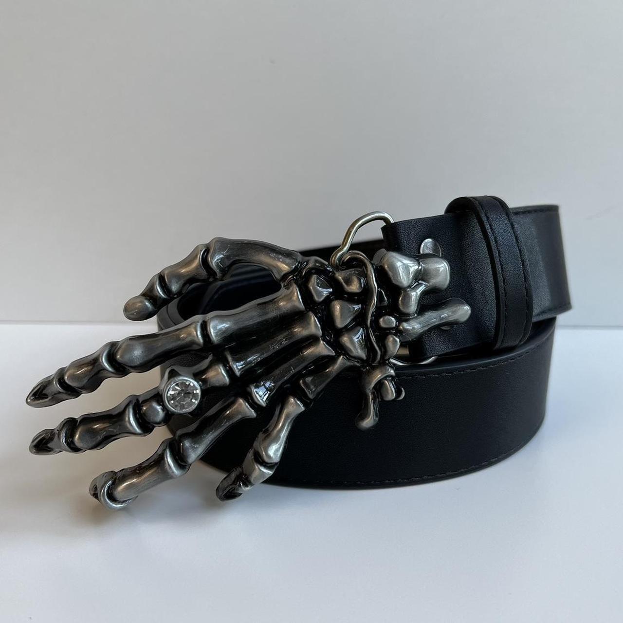 y2k ベルト 5351プールオム スタッズ グランジ お兄 ブラック 平成