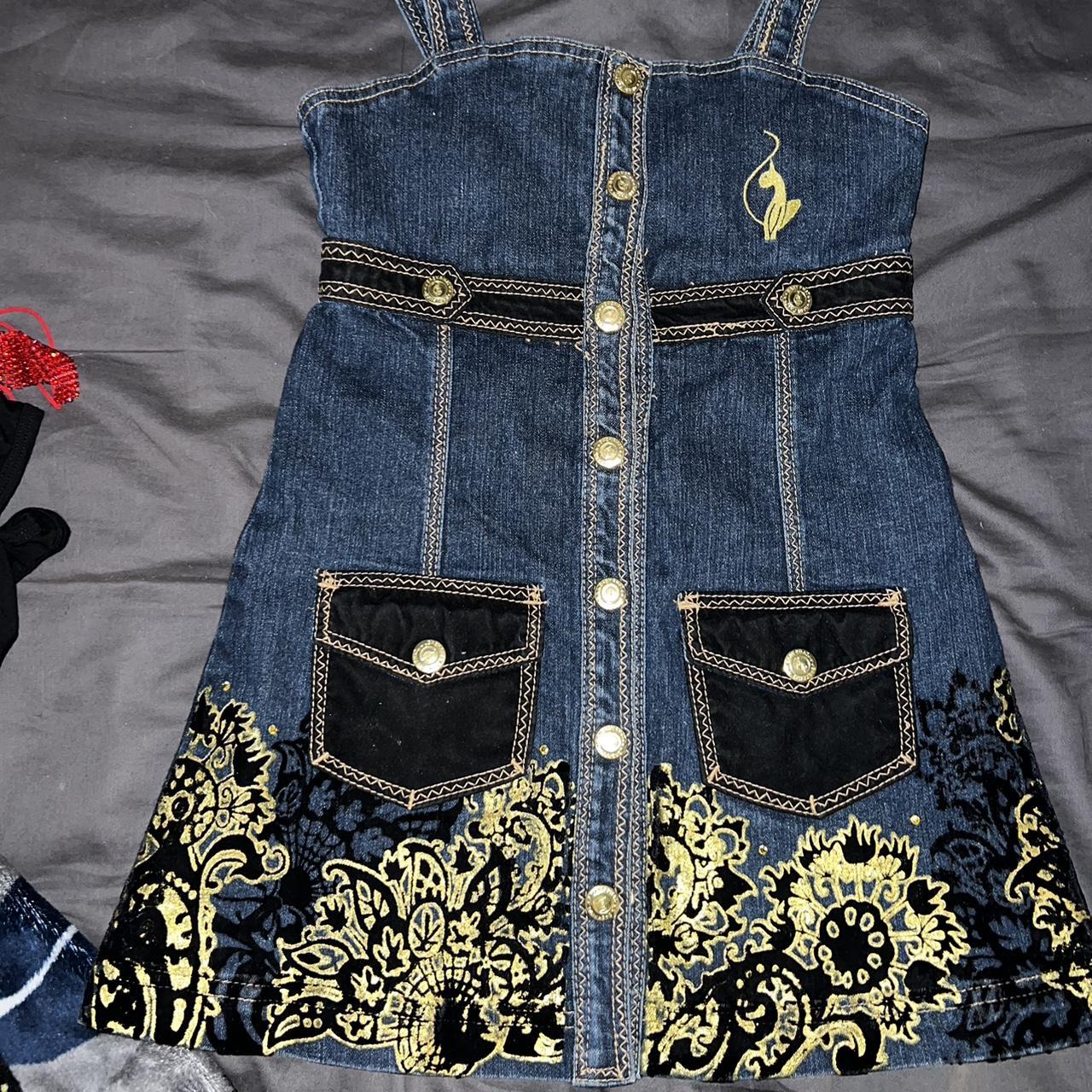 Baby phat denim dress best sale