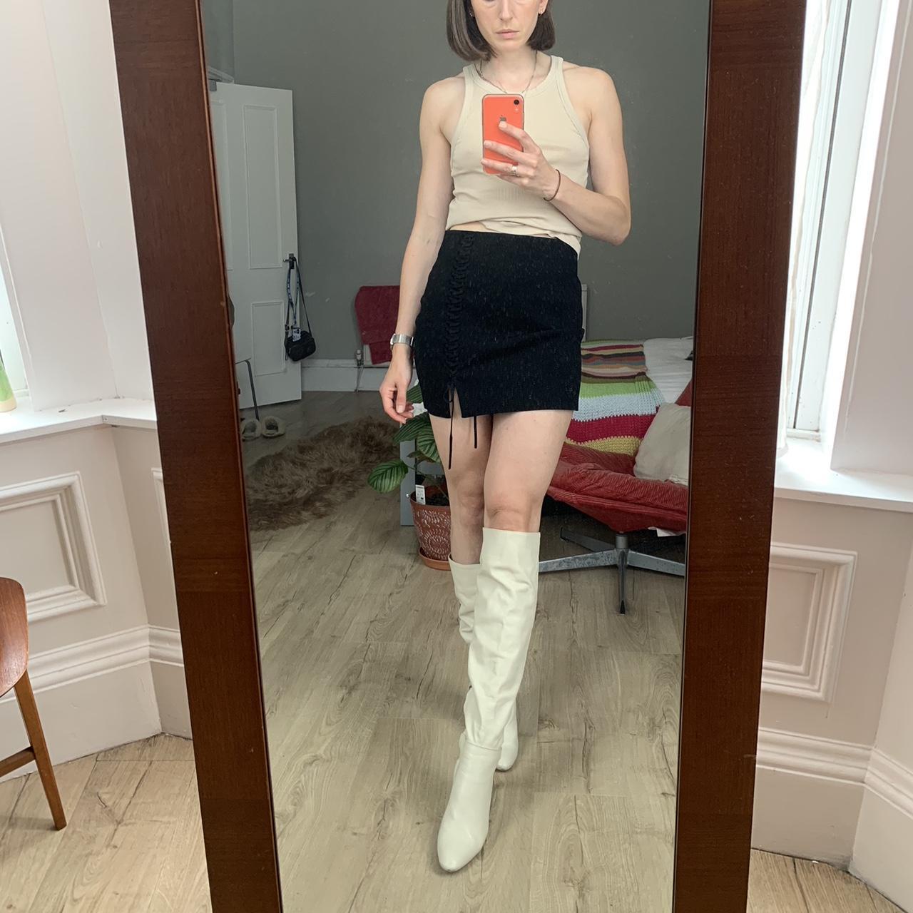 zara cream suede boots