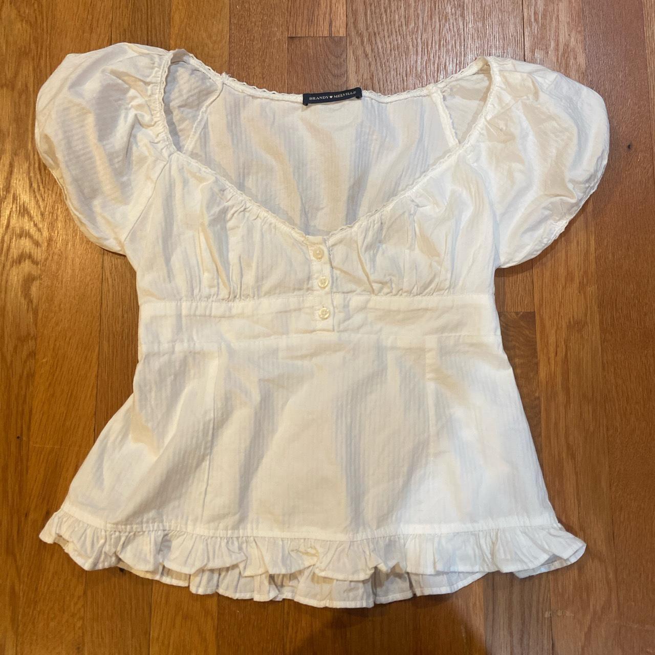 Brandy Melville Babydoll top - Depop