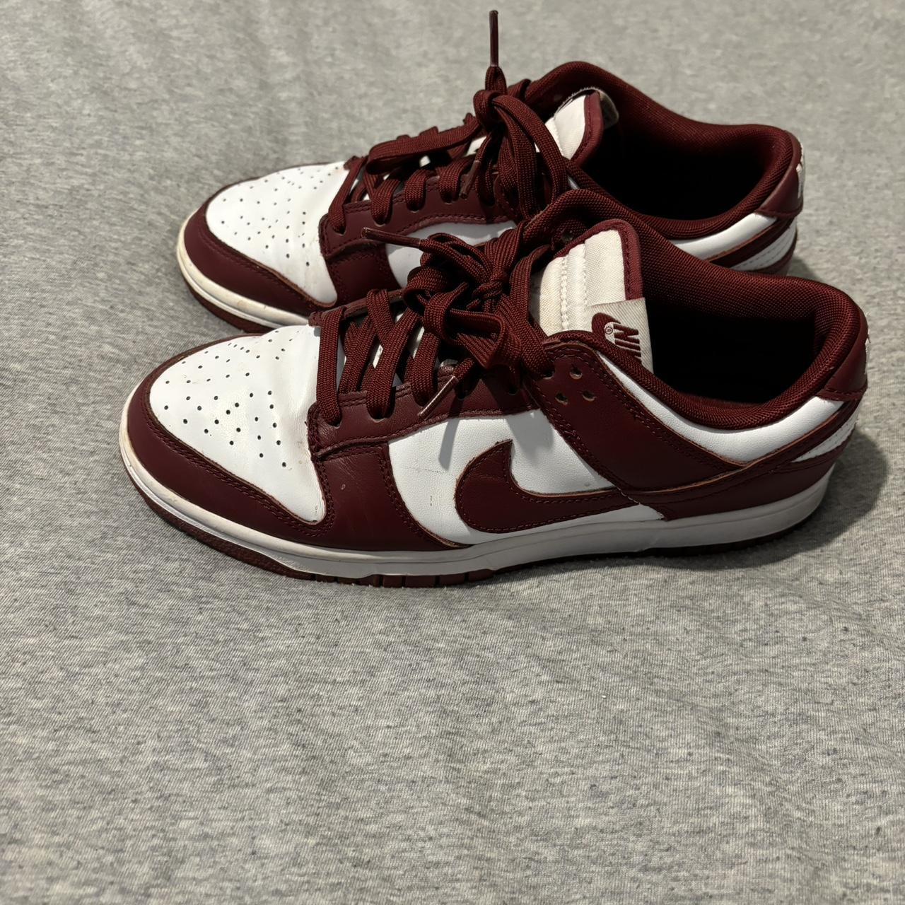 Burgundy Nike dunks 🤍 Men’s size 7.5 - Depop