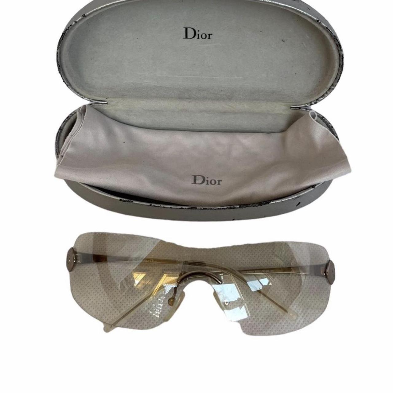 christian dior clear sunglasses