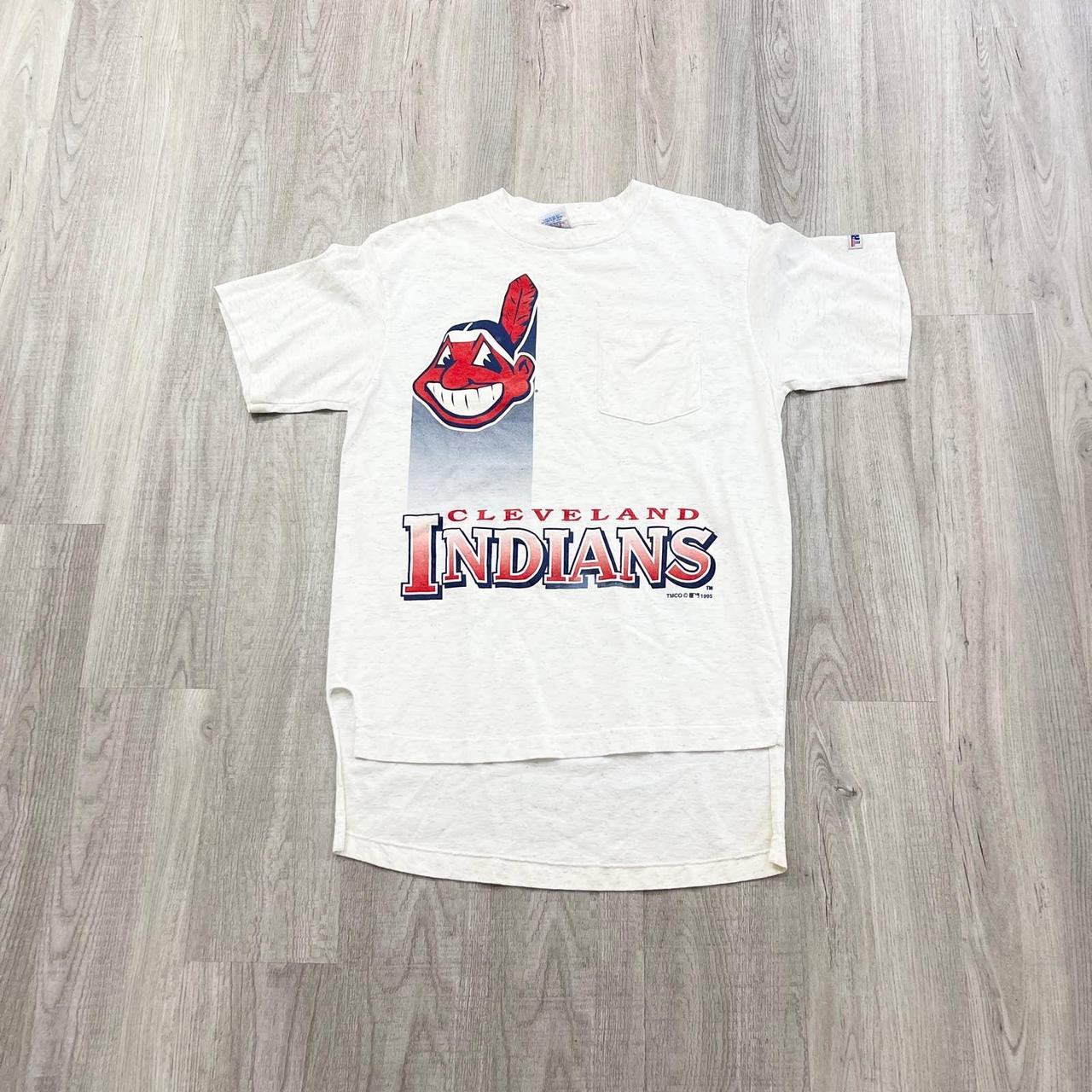 MLB Cleveland Indians 1994 Big Logo T-Shirt (L)