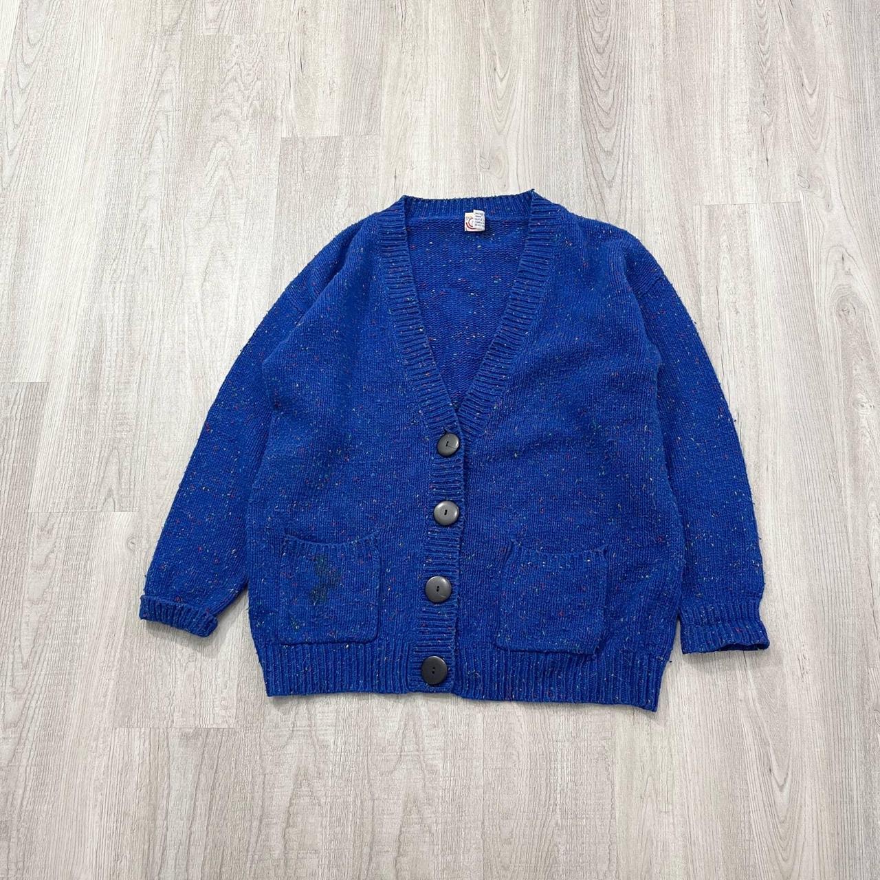 American Vintage Men's Blue Jumper | Depop