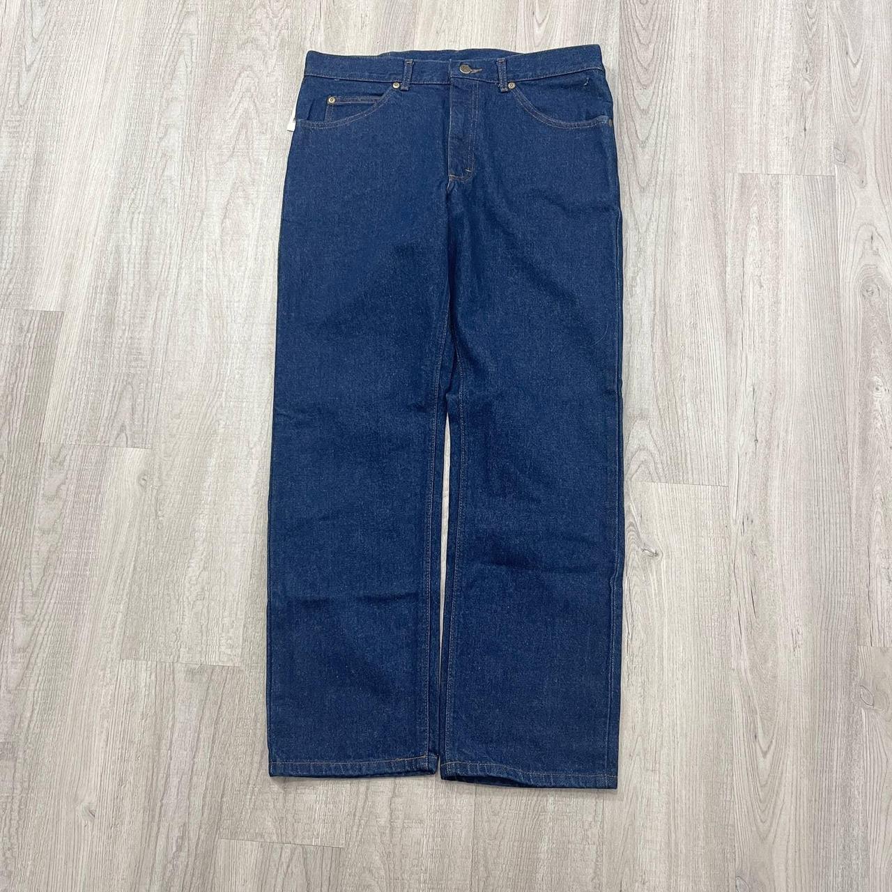 VINTAGE 80s NWT Lee 200-0189 Dark Wash Denim Jean...