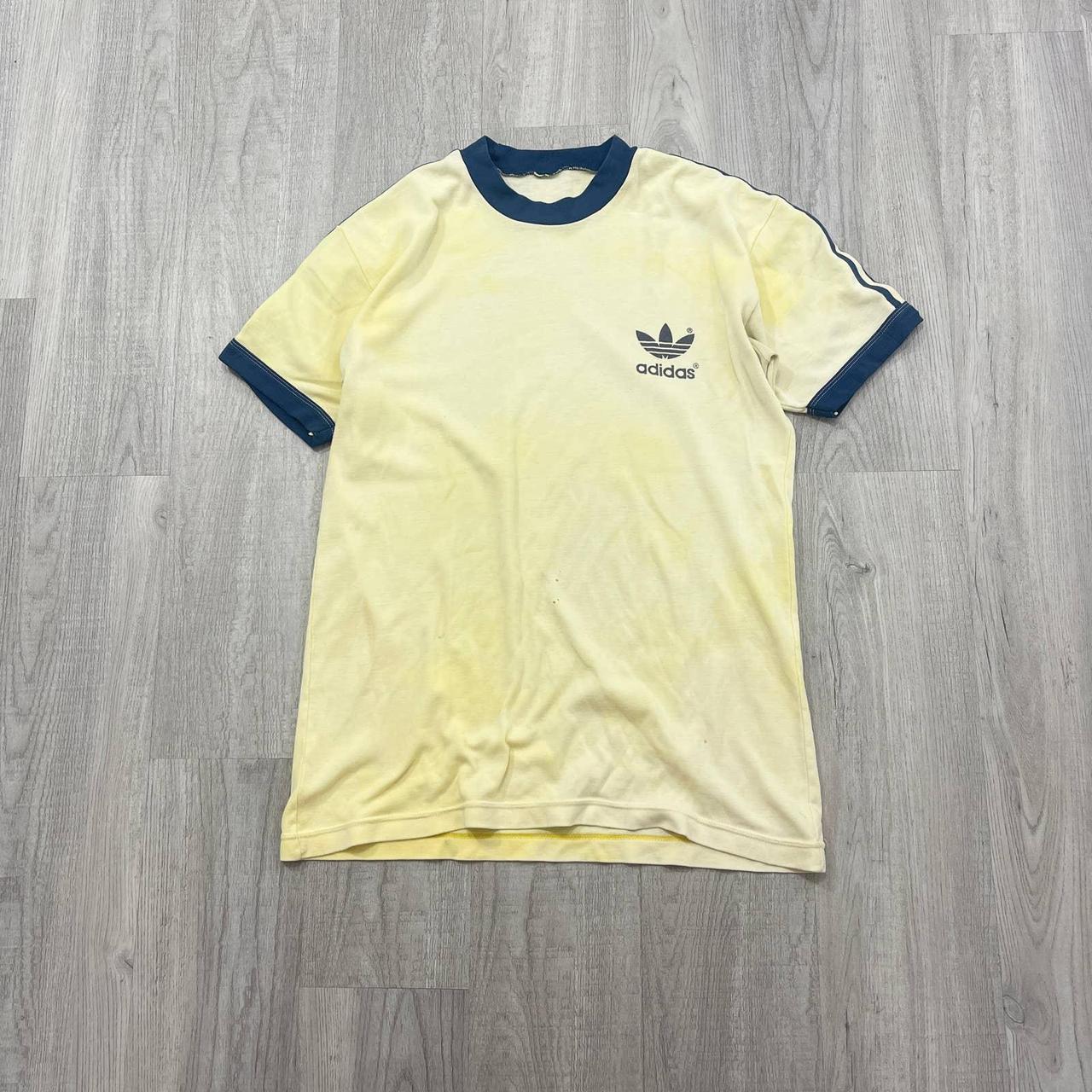 Adidas Men's T-Shirt - Yellow - L