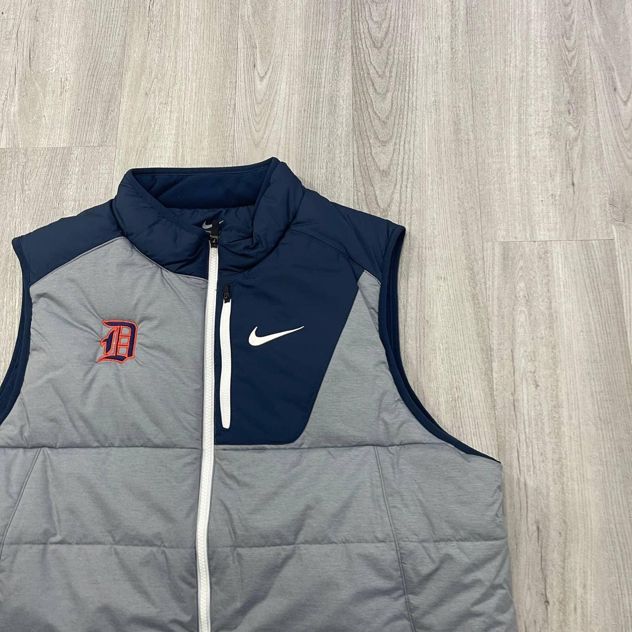 Nike Baseball (MLB Detroit Tigers) Men's 3/4-Sleeve Pullover Hoodie