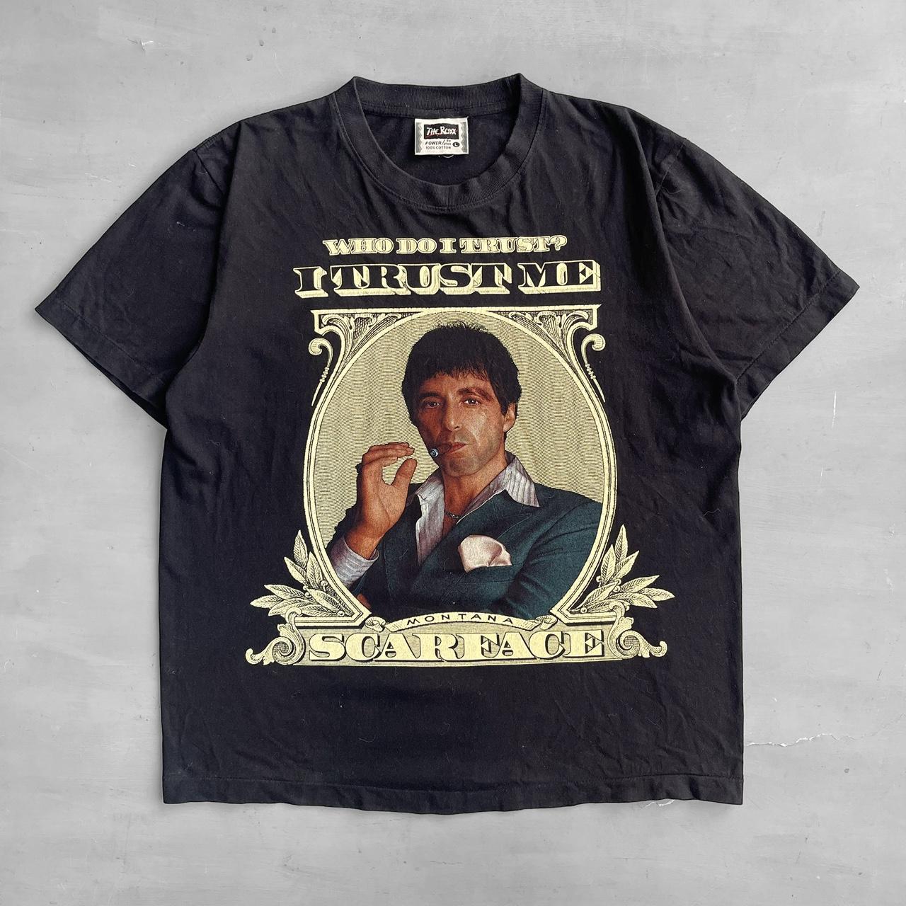 Vintage 90s single stitch Scarface graphic movie... - Depop