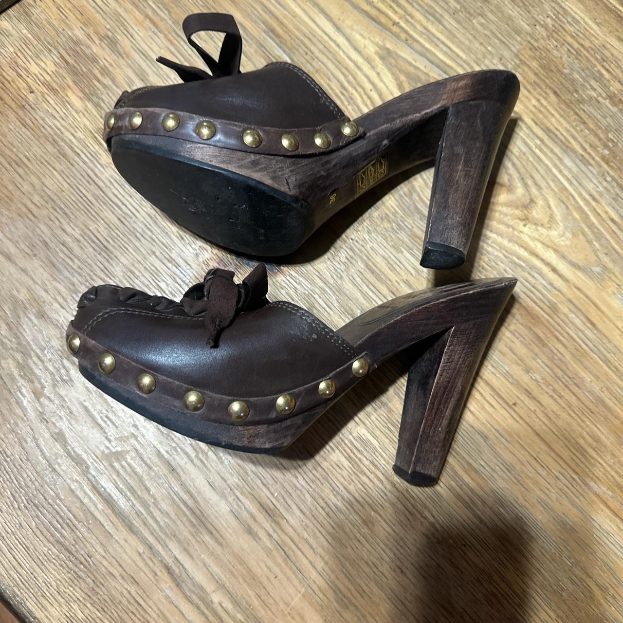 Miu Miu Women's Clogs - Brown - US 5.5 – MIU MIU … - image 3