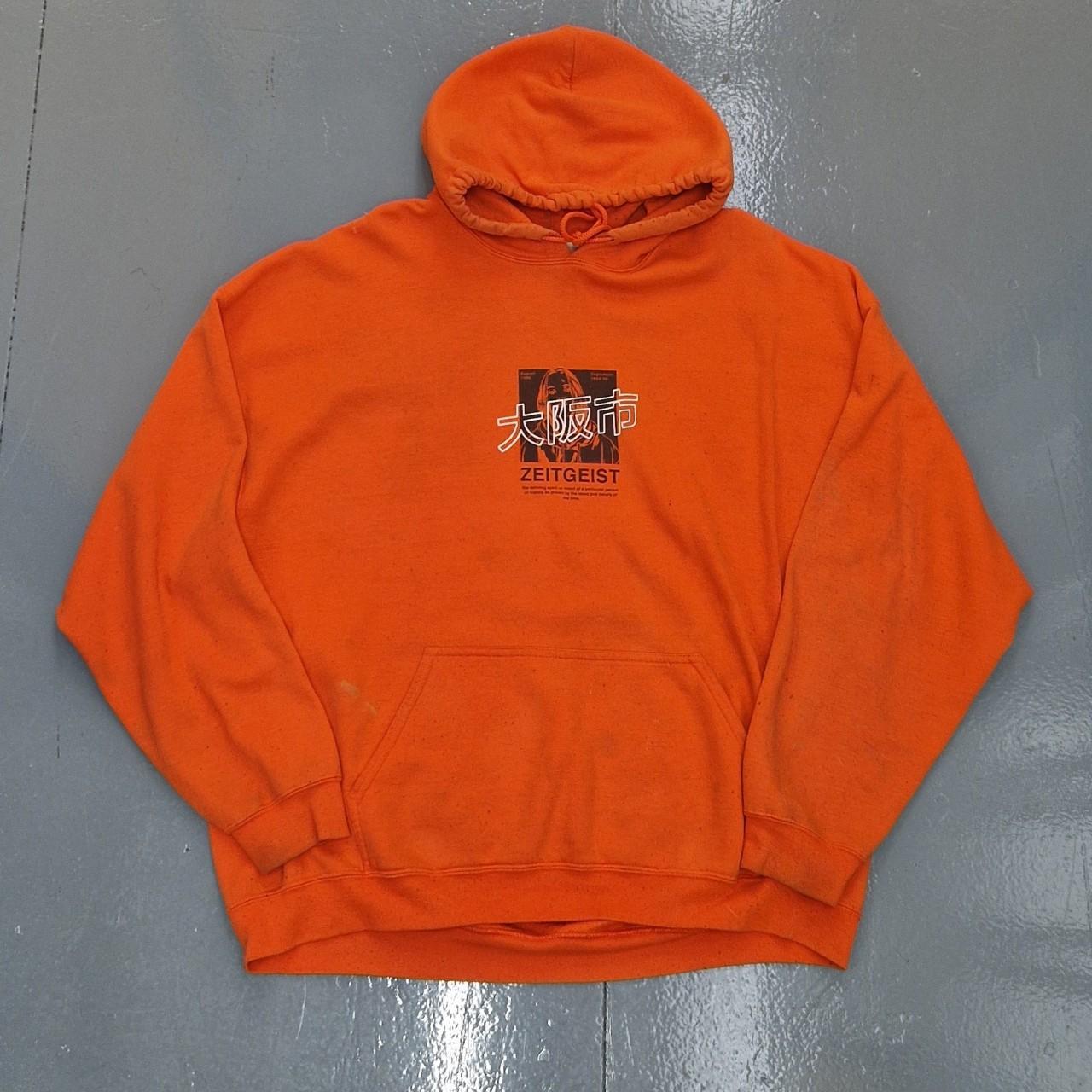 Urban Outfitters Oversize Orange Zeitgeist Hoodie