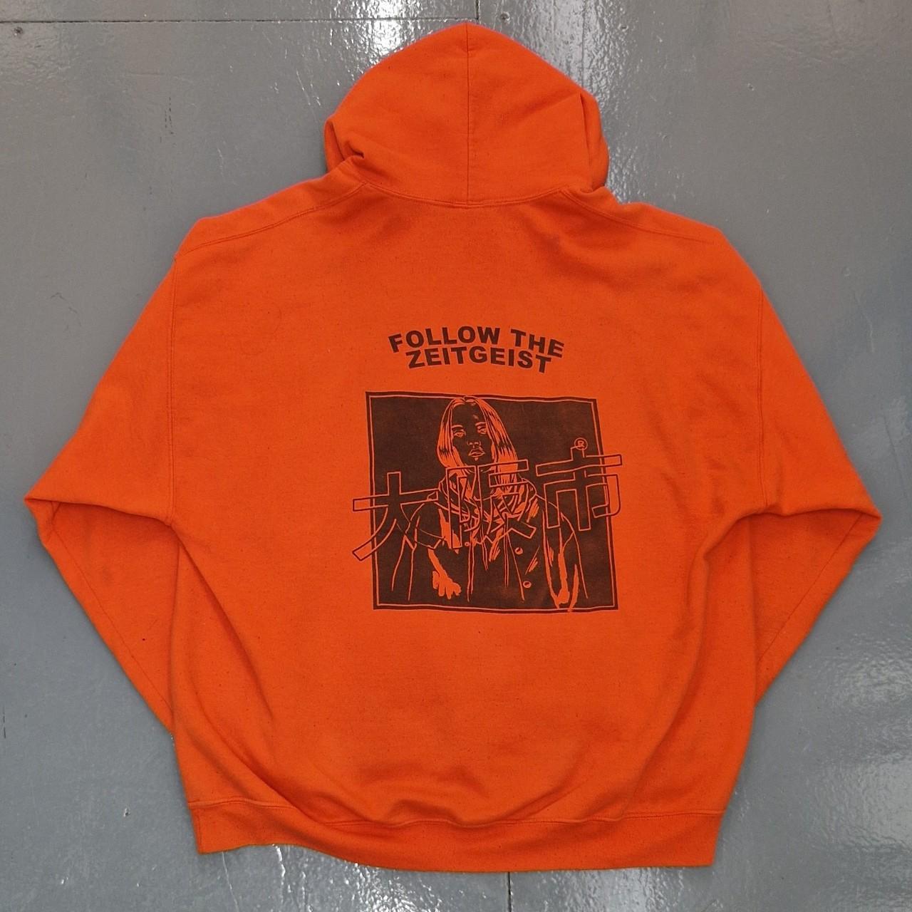 Orange zeitgeist hoodie on sale