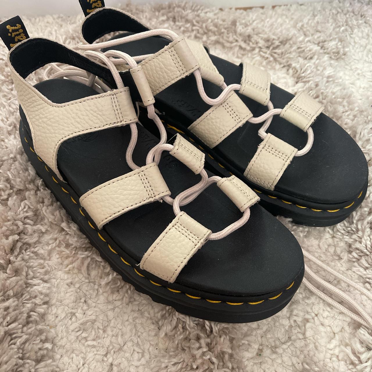 Dr marten sandals in cream Gladiator style Never... - Depop