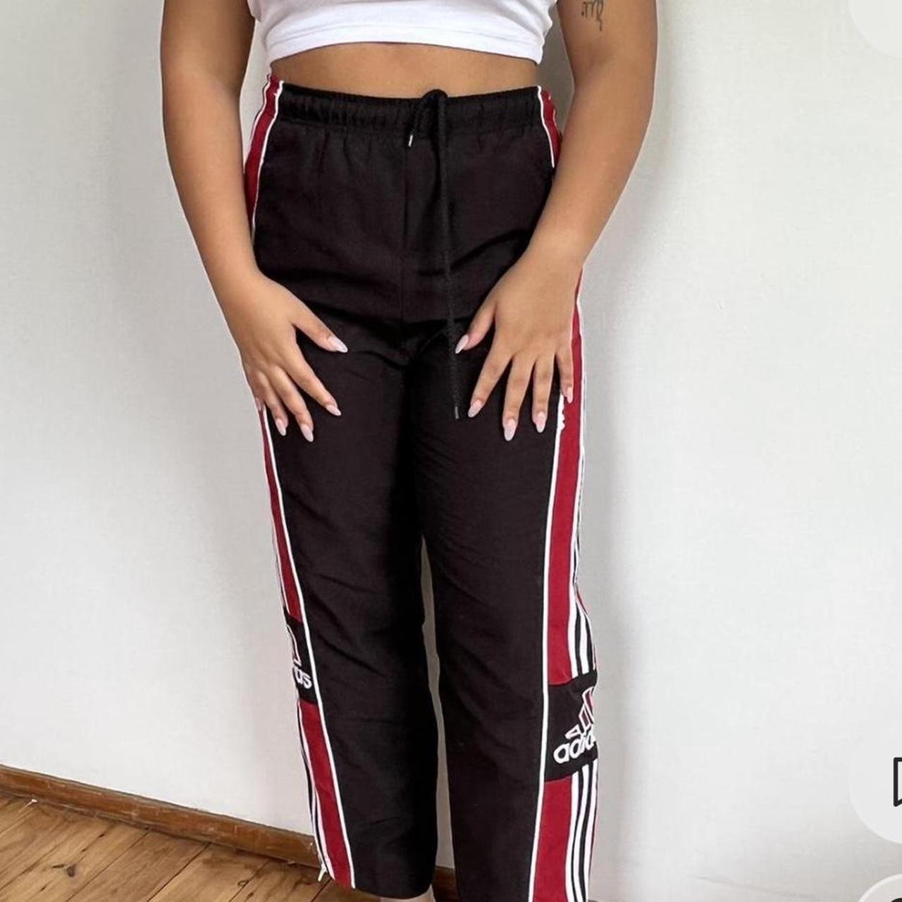 90s Adidas Tracksuit Pants 💋💋 features: big... - Depop