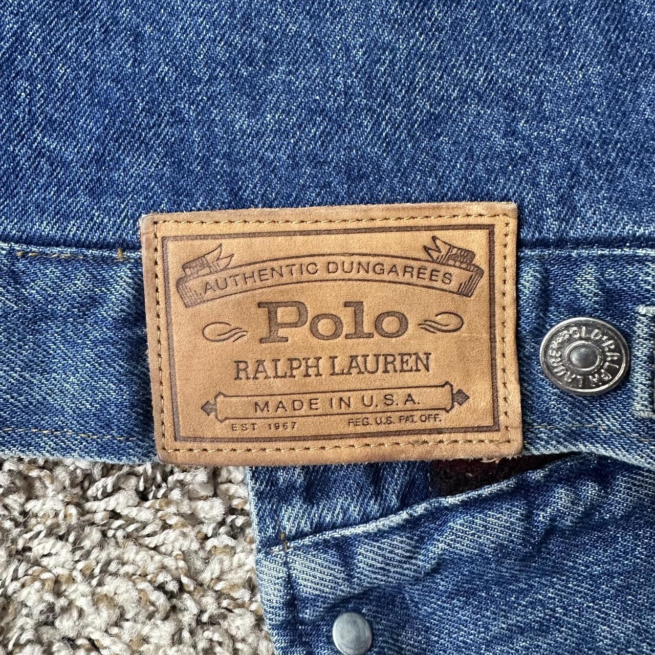 Vintage Polo Ralph Lauren denim jacket Wool flannel - Depop