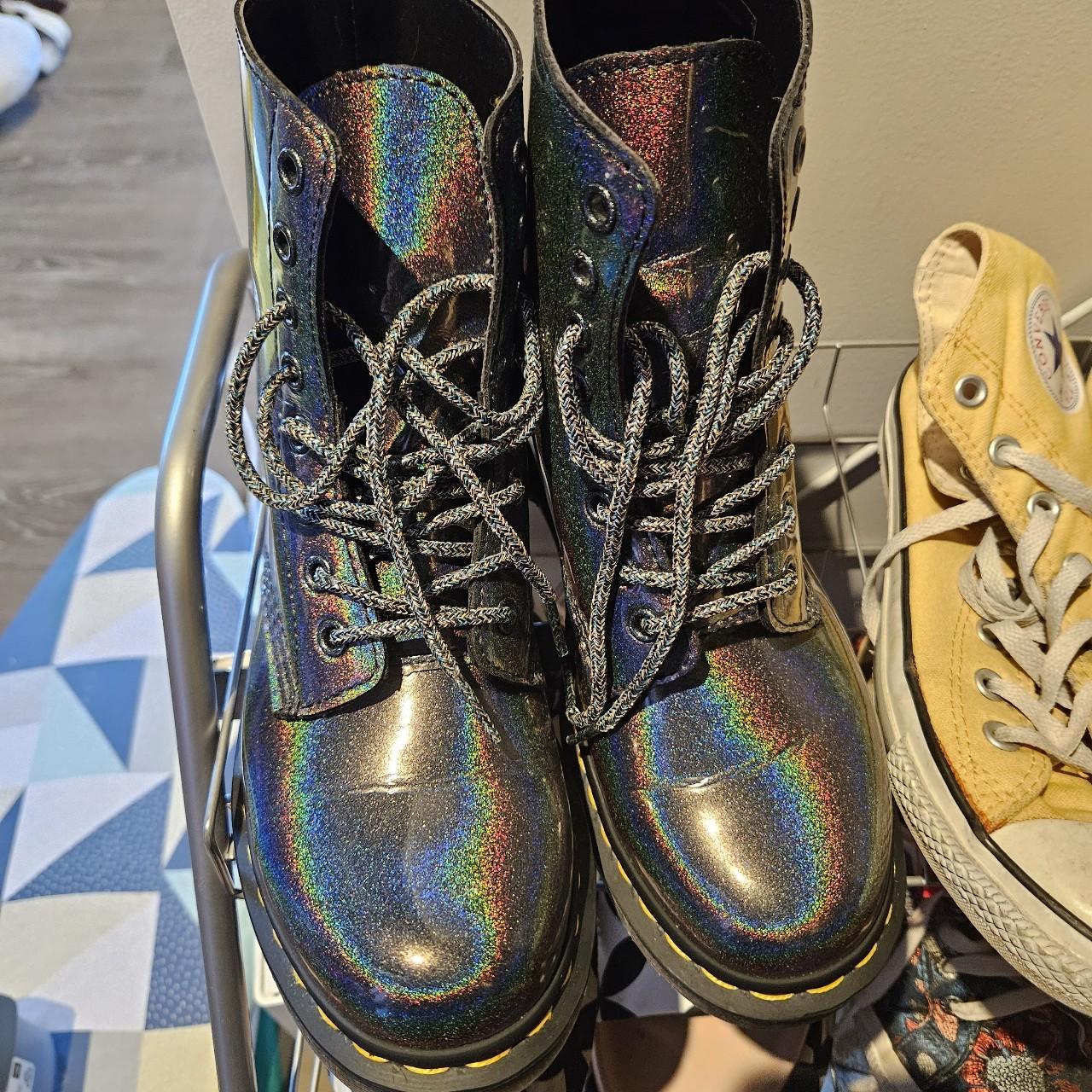 doc martens holographic