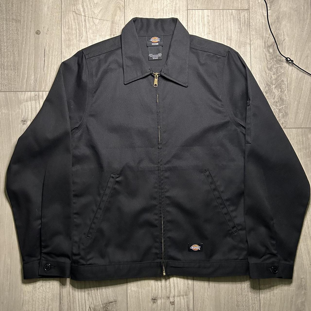 Dickies Icons Work Jacket Black Size Small but fits... - Depop